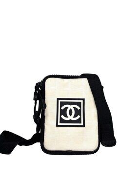 Chanel Sports Line Shoulder Bag Black